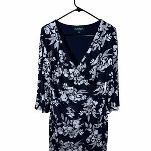 Lauren Navy Floral Dress